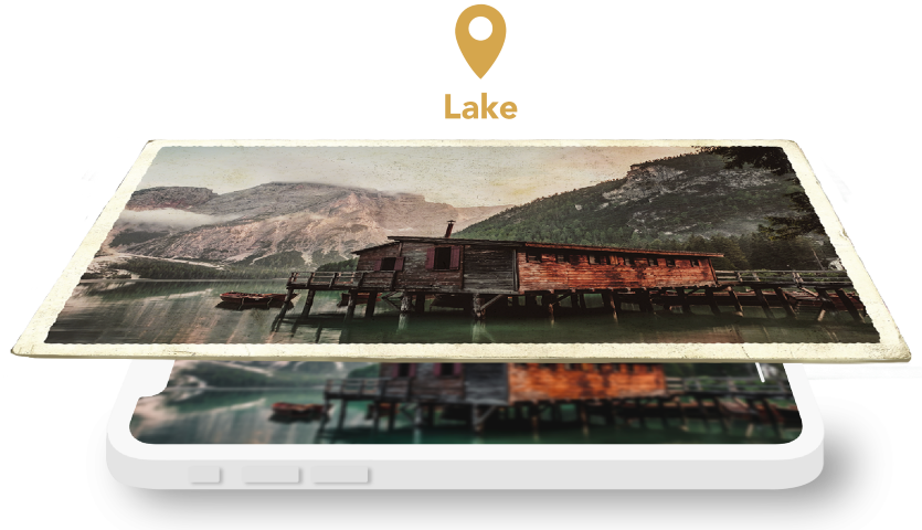 Designer landing page lake